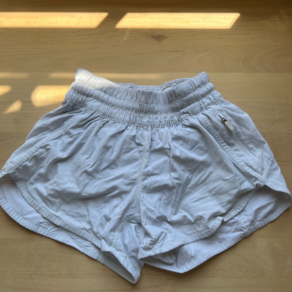 Lululemon White Athletic Short